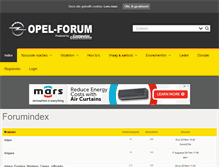 Tablet Screenshot of opel-forum.nl